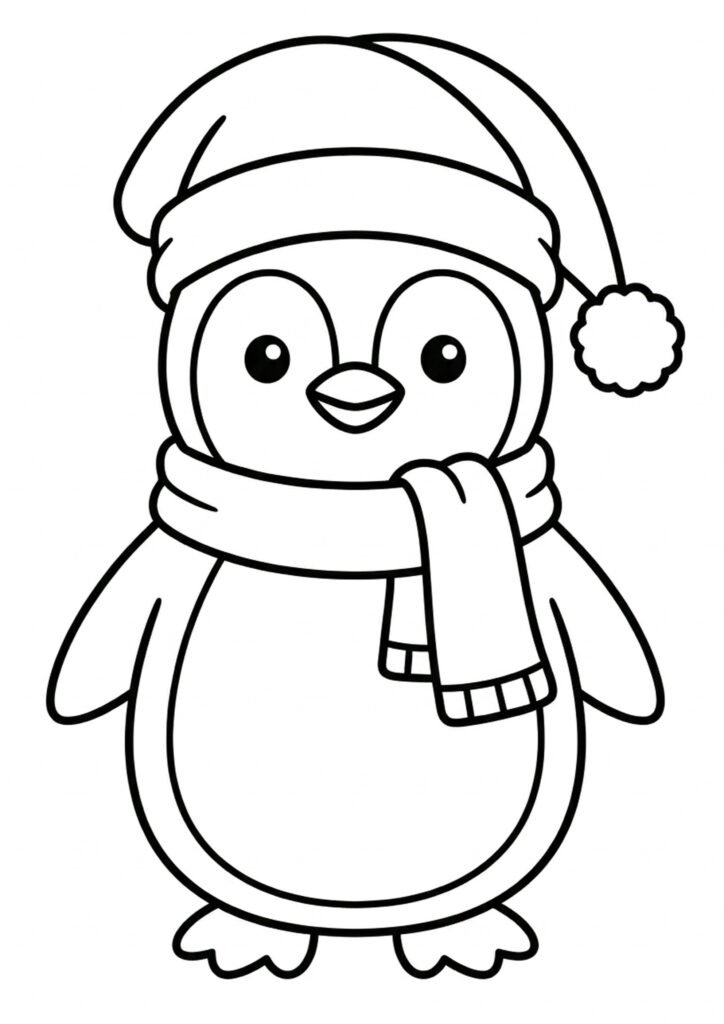Pinguin mit Hut