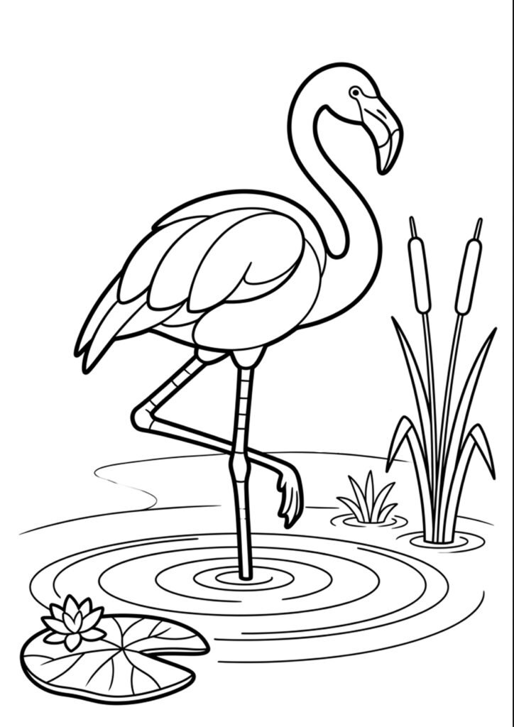 Vogel - Ausmalbild zum Ausdrucken