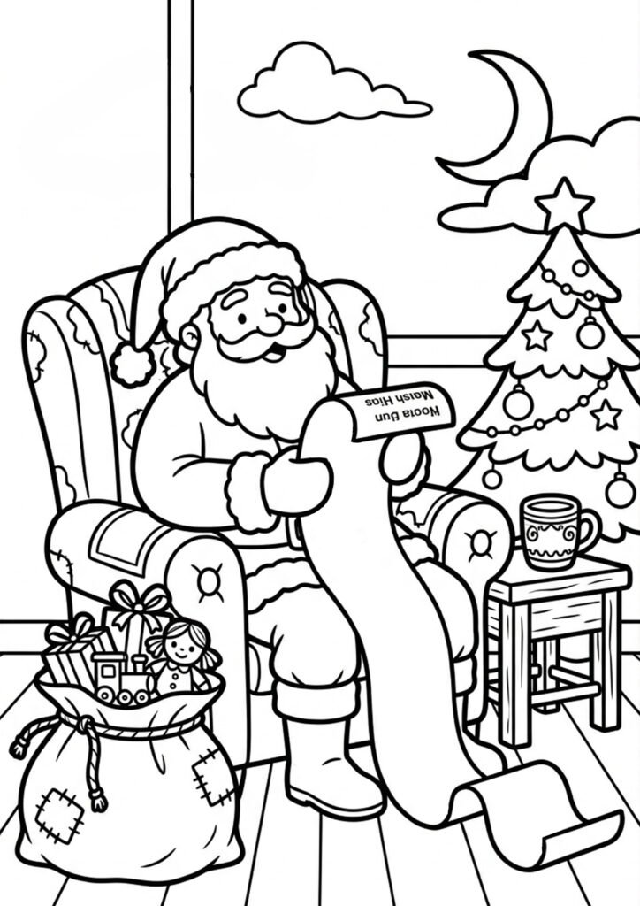 Leseliste vom Weihnachtsmann